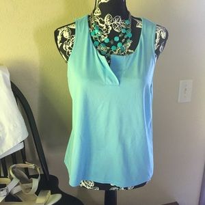 🎁2/$12 LG SECRET TREASURES ADORABLE LIGHT BLUE TANK TOP